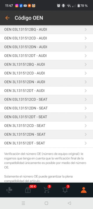 Refrigerador EGR Seat Exeo