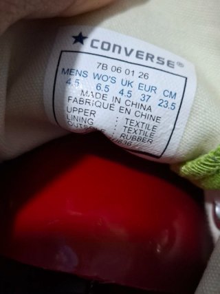 Converse All Star Verdi Tg 37