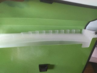 Carpeta archivador verde con cierre