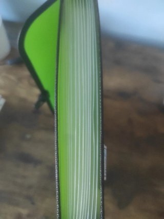 Carpeta archivador verde con cierre
