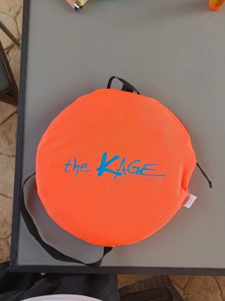 Portería de fútbol KAGE portátil naranja