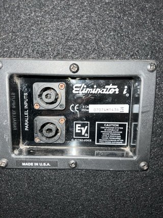 Altavoces ev Eliminator I