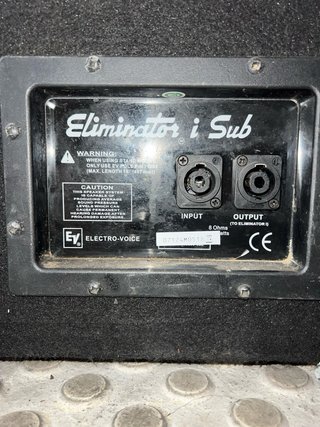 Altavoces ev Eliminator I