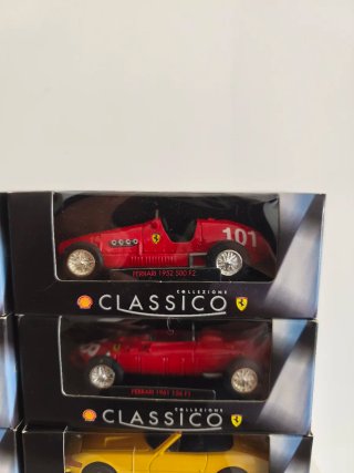Colección 8 Coches Ferrari Clásicos Shell