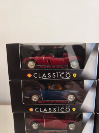 Colección 8 Coches Ferrari Clásicos Shell