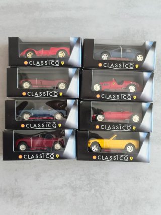 Colección 8 Coches Ferrari Clásicos Shell