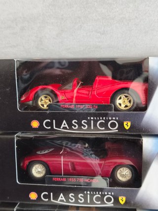 Colección 8 Coches Ferrari Clásicos Shell