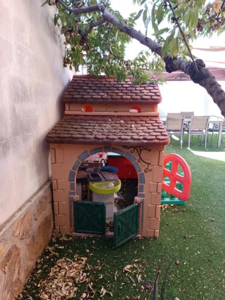 Casa de jardín para niños.
