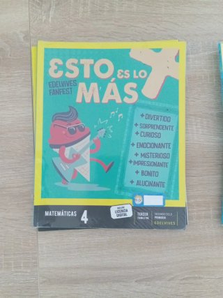 Matemáticas 4, Segundo Ciclo Primaria, Edelvive...