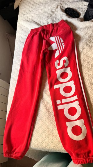 Pantalón chándal Adidas Rojo