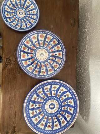 Vajilla de jarra y tazas cerámica árabe Granada