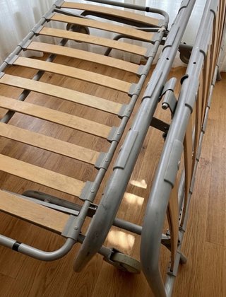 Sillón/cama plegable metal y madera