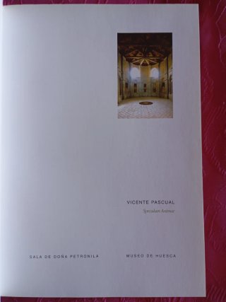 Catalogo exposición "Speculum Animae" Vicente Pasc