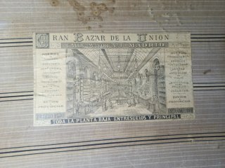 Baúl antiguo. largo 97 fondo 46 alto 48