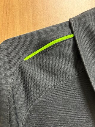 Nike Polo Black Green Retro Sport Style