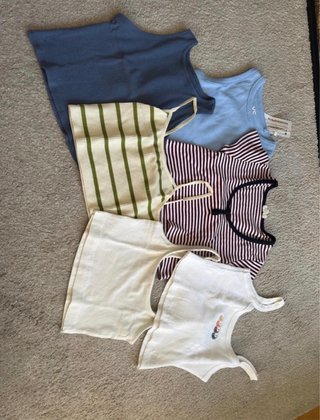 Lote 5 Tops/Camisetas sin mangas