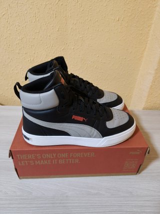 Puma Caven Mid SD Emb Negras Gris Talla 42