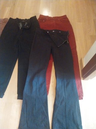 Pantalones acampanados varios colores