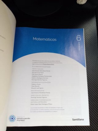 Libro de matemáticas de 6 primaria 2,3 trimestre