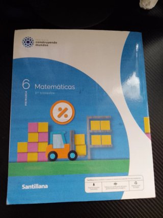 Libro de matemáticas de 6 primaria 2,3 trimestre