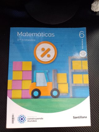 Libro de matemáticas de 6 primaria 2,3 trimestre