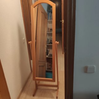 Espejo de pie madera 160x44cm
