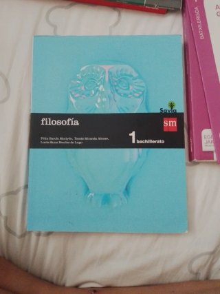 Filosofía : 1o Bachillerato Savia