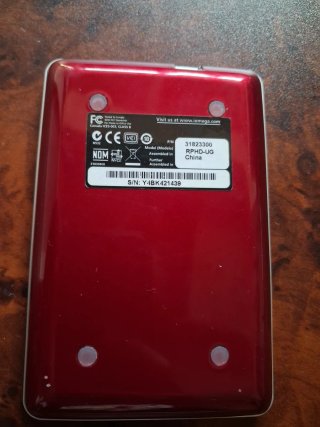 Disco Duro Externo Iomega eGo 500 GB Rojo