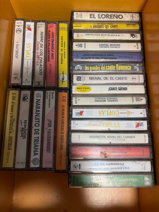 COLECCIÓN DE 75 CASSETTES FLAMENCO Y CANTE ESPAÑOL