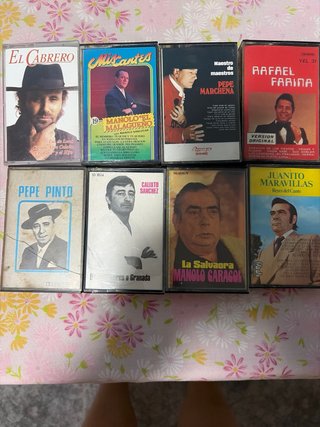 COLECCIÓN DE 75 CASSETTES FLAMENCO Y CANTE ESPAÑOL