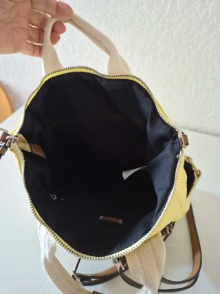Bolso/Mochila Parfois amarillo nuevo