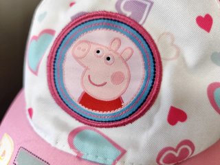Boné Peppa Menina / Chapéu Peppa Pig (5-8 anos)