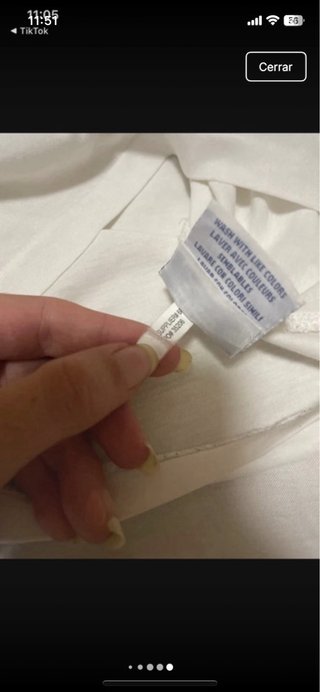 Camiseta Polo Ralph Lauren Blanca Manga Corta
