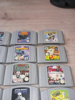 Cada juego  15 € Nintendo 64