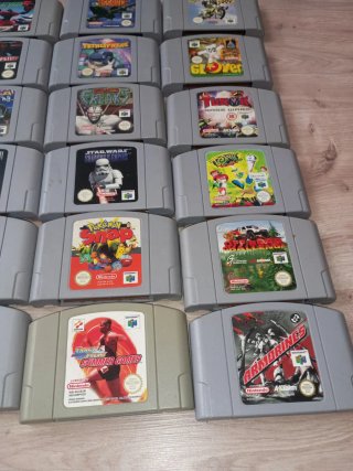 Cada juego  15 € Nintendo 64
