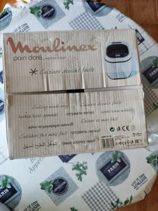 Panificadora Moulinex 1kg, 750gr y 500gr