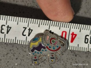 Pendientes elefante Tous multicolor ganesh
