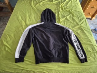 Sudadera Adidas Vintage Negra y Blanca