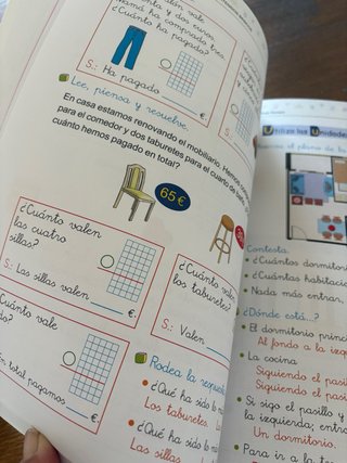 Libro de actividades de lengua y mates primaria
