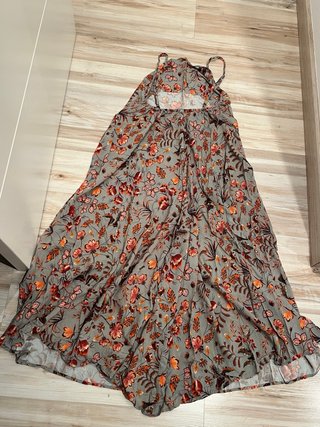 Stradivarius nuevo vestido largo estampado floral