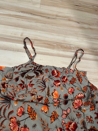 Stradivarius nuevo vestido largo estampado floral