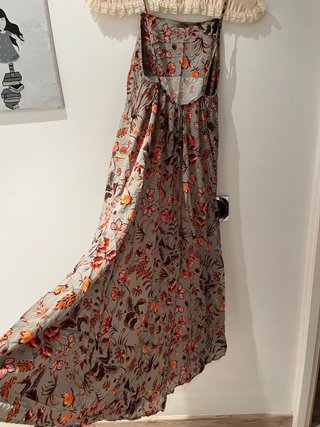 Stradivarius nuevo vestido largo estampado floral