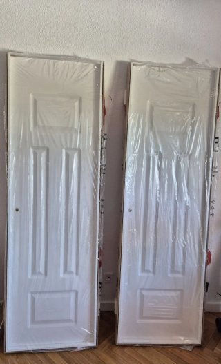 2 Puertas de paso blancas nuevas
