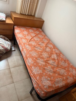 Cama individual completa 90x190