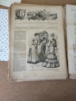 Revista lA MODA ELEGANTE . AÑO 1904