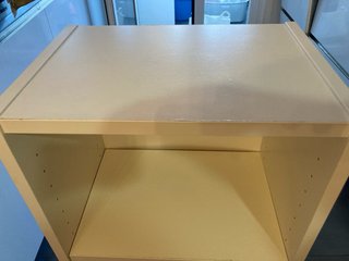 Estantería blanca Ikea 2 baldas