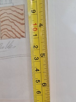 Acuarela antigua Torno diferencial XIX
