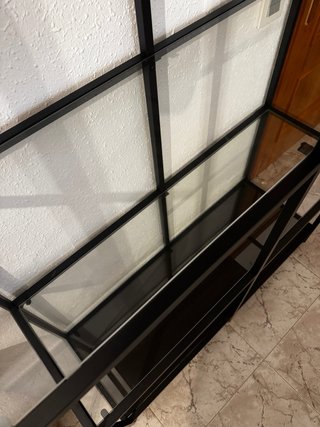 Estantería Doble IKEA VITTSJO Negra