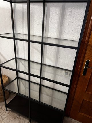 Estantería Doble IKEA VITTSJO Negra