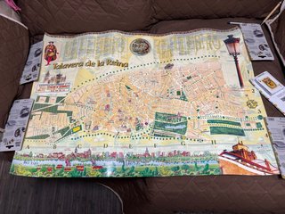 Mapa Histórico Talavera de la Reina Vintage